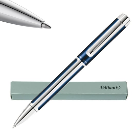 Długopis PURA K40 niebiesko-srebrny, Pelikan Pelikan