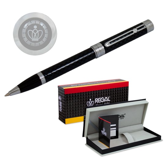 Długopis Regal RE29D z serii RITZ, grafitowy Regal