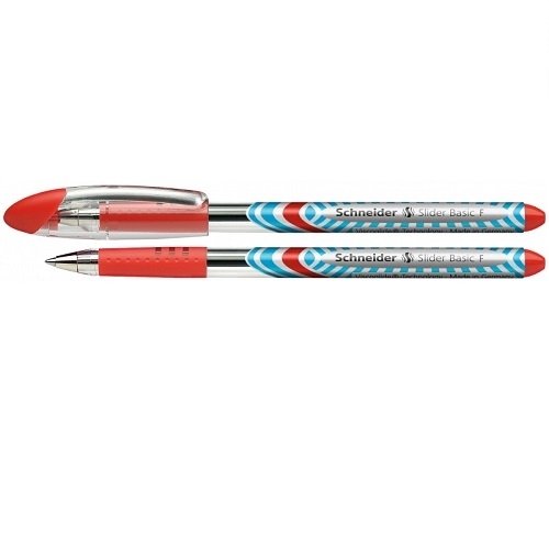 Długopis Schneider Slider Basic, czerwony Neopak