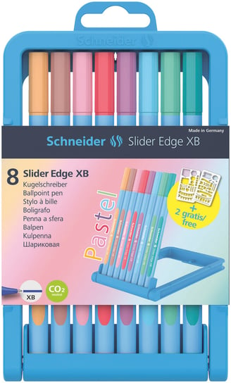 Długopis Schneider Slider edge pastel, xb, 8 sztuk Schneider
