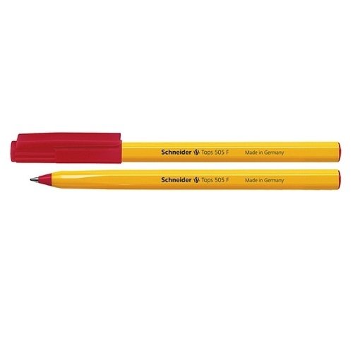 Długopis Schneider Tops 505, czerwony Neopak