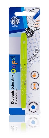Długopis ścieralny OOPS!, mix kolorów Astra
