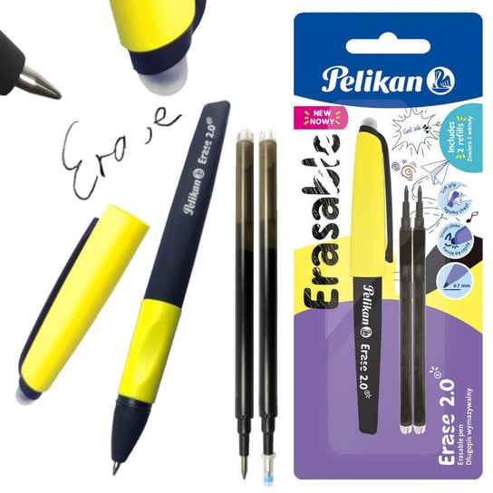 Długopis ścieralny wymazywalny Erase +2wkł PELIKAN Pelikan