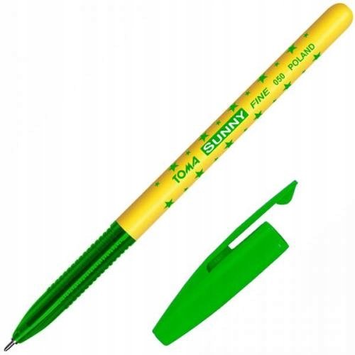 Długopis Sunny 0,7 Mm Zielony Gwiazdki Toma Toma