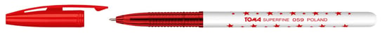 Długopis, Super fine T-059, czerwony Toma