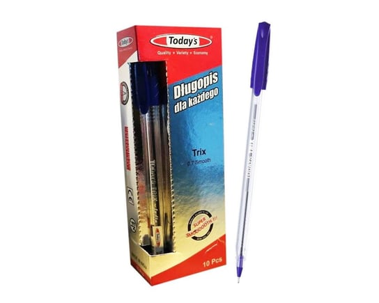 Długopis Todays Trix Niebieski Interdruk 248381 Interdruk
