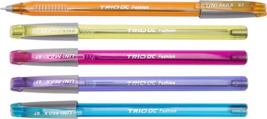 Długopis, Unimax Trio Dc Fashion, 50 sztuk, mix wzorów Panta Plast