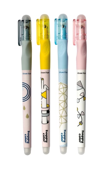 Długopis usuwalny, niebieski, Happy Color, mix Happy Color