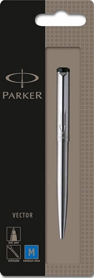Długopis Vector, stalowy Parker