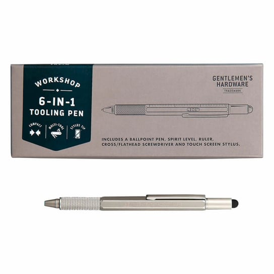 Długopis wielofunkcyjny multitool - 6w1 | GENTLEMEN’S HARDWARE GENTLEMEN'S HARDWARE