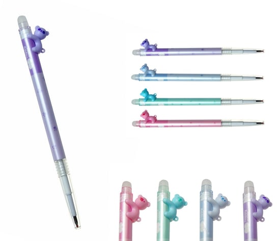 Długopis wymazywalny automatyczny Pastel Bears Happy Color Happy Color