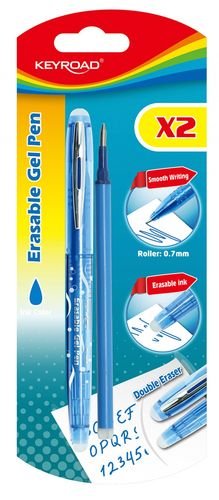 Długopis wymazywalny, niebieski Keyroad