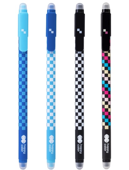 Długopis wymazywalny Skate, 0,5 mm, niebieski, Happy Color Happy Color