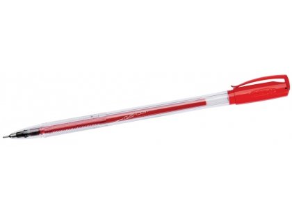 Długopis żelowy, czerwony, 0.5 mm Rystor