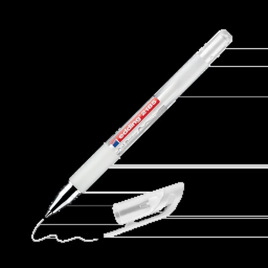 Długopis żelowy e-2185 EDDING 0,7mm biały 10szt Edding