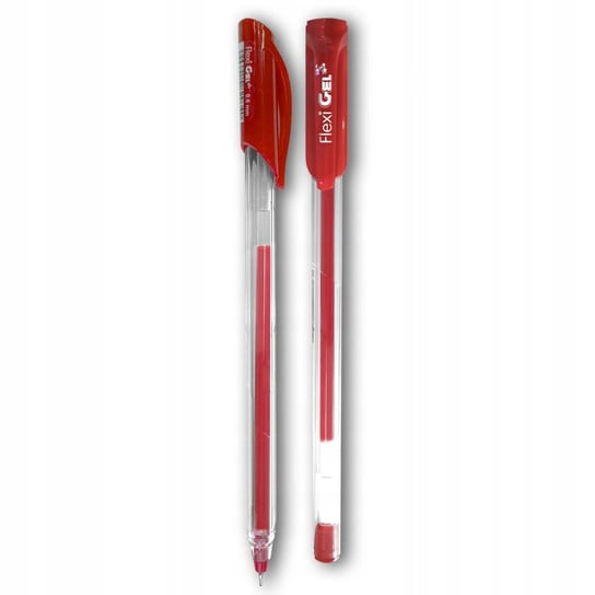 Długopis żelowy Flexi Abra Gel czerwony (12szt) ABC