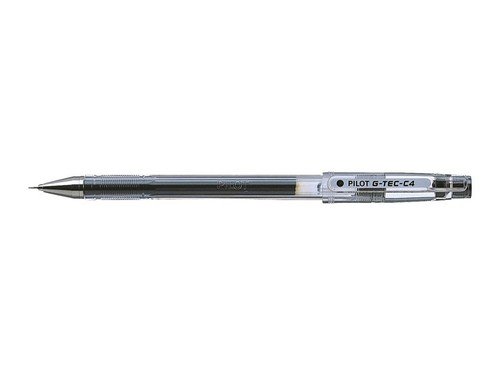 Długopis żelowy, G-Tec-C4 Extra Fine, czarny Pilot