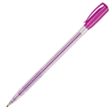 Długopis Żelowy Gz-031 Brokatowo-Fluo. Fioletowy Vbf, Rystor Rystor