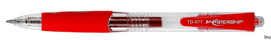 Długopis Żelowy Mastership, Automatyczne Z Końcówką 0,7Mm Czerwony To-077 Toma Toma