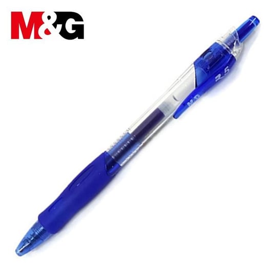 Długopis żelowy, niebieski Happy Color
