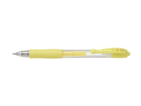 Długopis żelowy Pilot G2 pastel żółty, cena za 1szt. (PIBL-G2-7-PAY) PILOT WPC