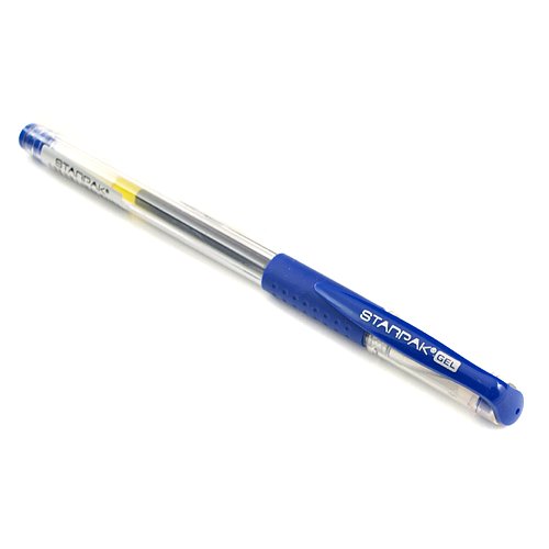 Długopis żelowy STARPAK - niebieski Starpak