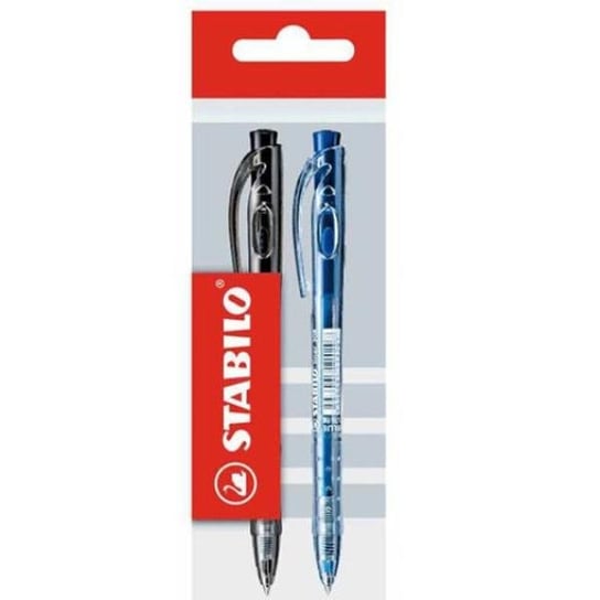 Długopisy automatyczne, niebieski i czarny, 2 sztuki Corex