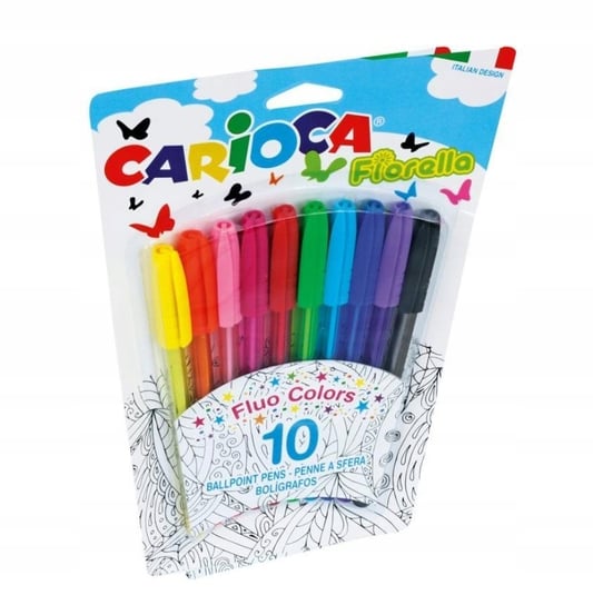 Długopisy Fiorella 10 Kolorów Carioca, Carioca Carioca