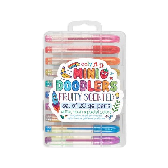 Długopisy Żelowe, Brokatowe + Neonowe + Pastelowe, Pachnące, Mini Ooly