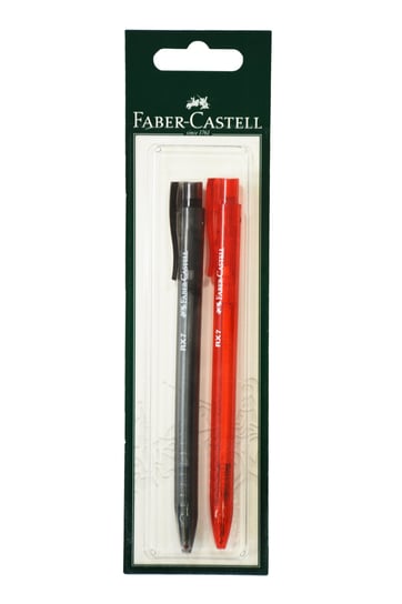 Długopisy żelowe, czerwony i czarny, 2 sztuki, Faber-Castell Faber-Castell