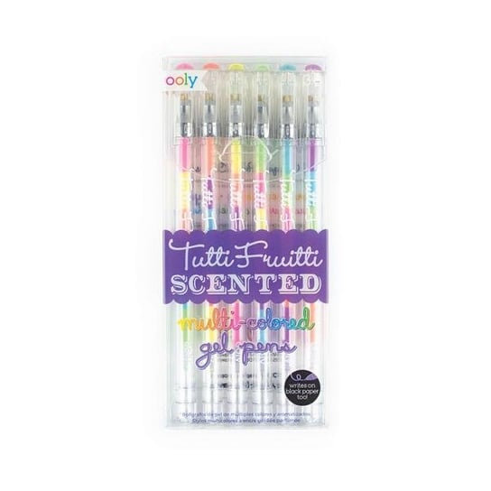 Długopisy żelowe, pachnące, Tutti Fruitti, 6 kolorów Kolorowe Baloniki