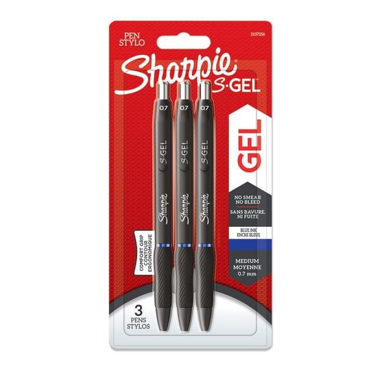 Długopisy żelowe Sharpie S-GEL 3-Pack niebieski - 2137256 Sharpie