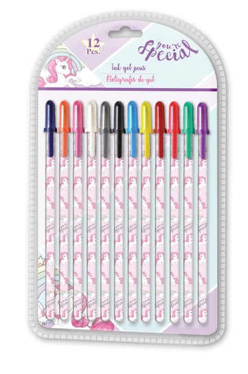 Długopisy żelowe, You're special, 12 kolorów Kids Euroswan