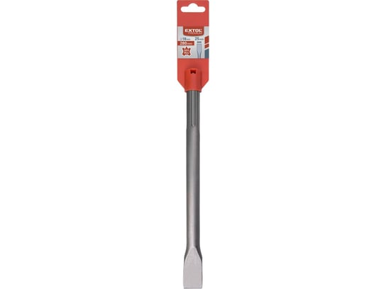 Dłuto do betonu SDSmax płaskie 280x25 wąskie łopatka przecinak SOLIDNE Extol Premium