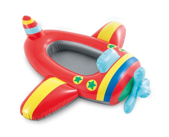 Dmuchana zabawka do pływania Dla dzieci Samolot Czerwony ponton plażowy Intex