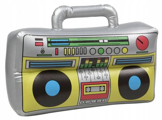 Dmuchany Boombox Magnetofon Radio Lata 70 Inna marka