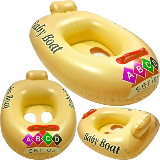 Dmuchany ponton dla dzieci łódka otwory na nogi - dla najmłodszych FDJ