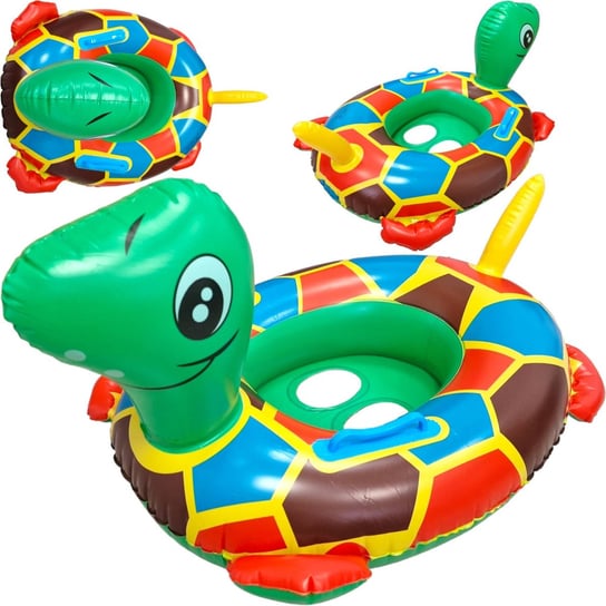 Dmuchany pontonik dla dzieci 1+ - żółwik 62cm FDJ