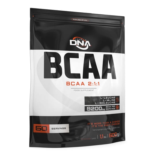 DNA BCAA 2:1:1 - 500 g - Cytryna DNA
