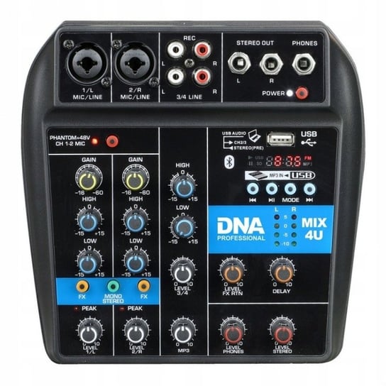 DNA MIX 4U - MIKSER USB MP3 BT DNA