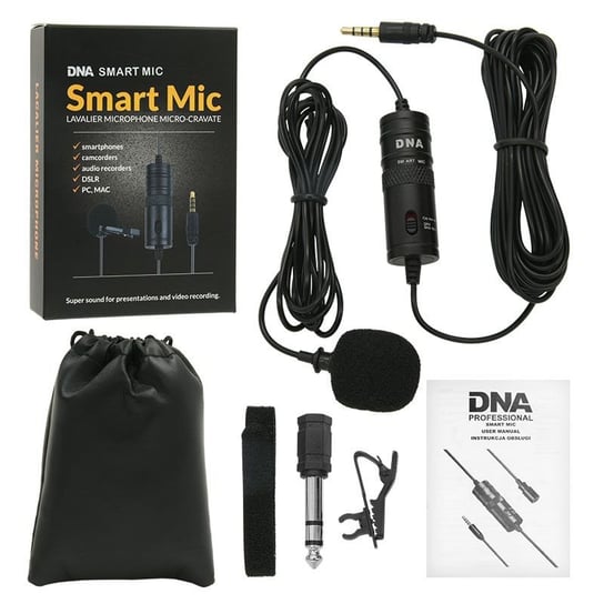 Dna Smart Mic Mikrofon Krawatowy Przypinany Minijack 3,5mm Trrs DNA
