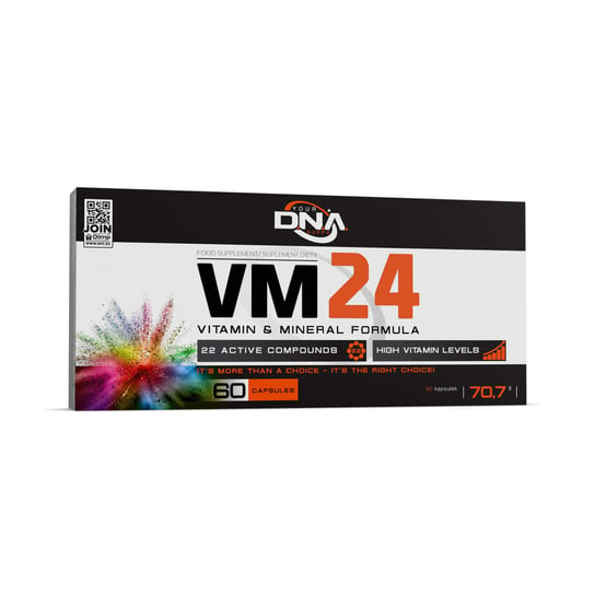 DNA VM24 - Suplement diety, 60 kapsułek DNA