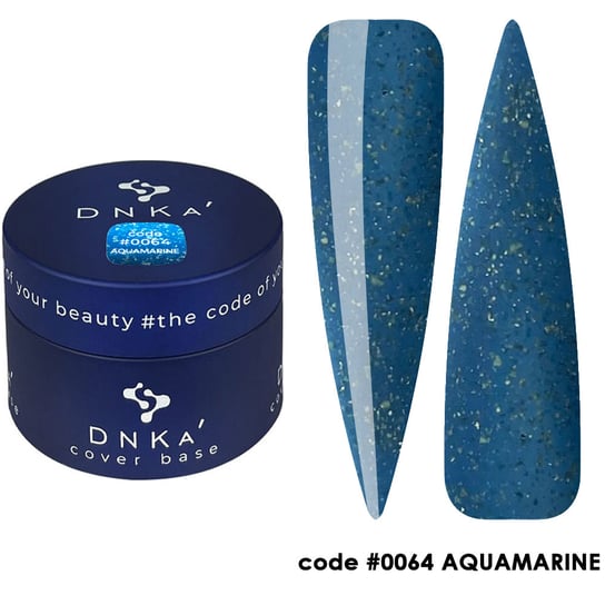 DNKa, Baza kolorowa, Cover Base nr 0064 Aquamarine, 30 ml DNKa