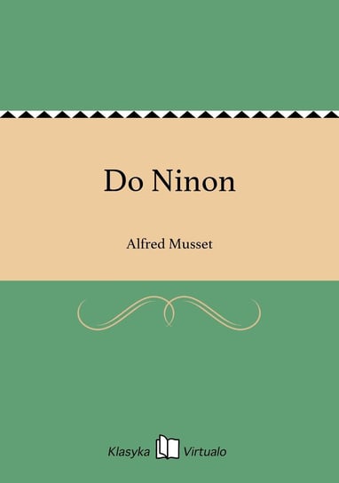 Do Ninon - ebook epub Musset Alfred