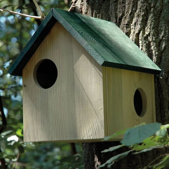 dobar Domek dla wiewiórek z 3 wejściami, kolor naturalny i zielony Inna marka