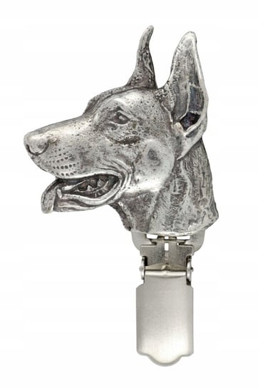 Doberman Dobermann broszka z klipsem wystawa psów Inna marka