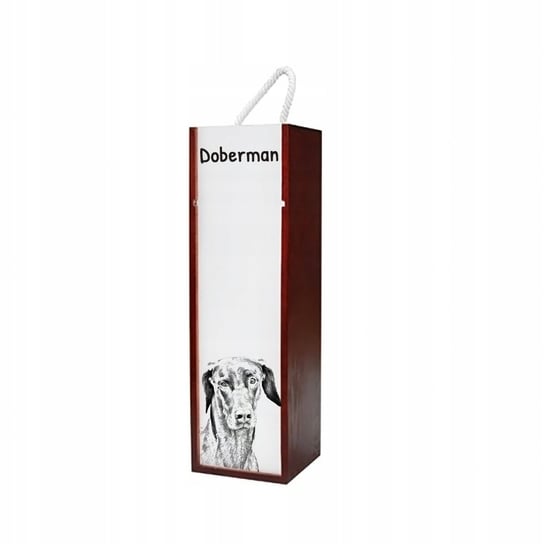Doberman Pudełko na wino, alkohol, z grafiką Inna marka