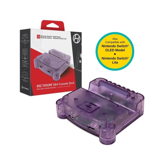 Dock Hyperkin S64 Nintendo Switch Purple Hyperkin