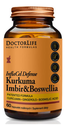 Doctor Life, Cell Defense Infla, Suplement diety, 60 kaps. Doctor Life