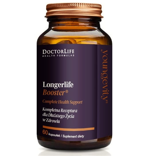 Doctor Life Longerlife Booster, Wsparcie Zdrowia, Suplement Diety, 60 Kaps. Doctor Life
